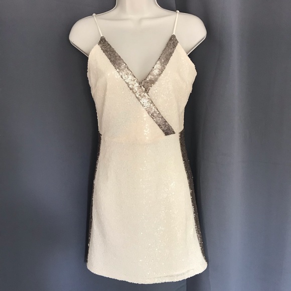 Gianni Bini Dresses & Skirts - NWT Gianni Bini ivory & copper sequin dress
